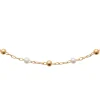 Collier Brillaxis perles plaqué or