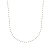 Collier Brillaxis perles de Miyuki noires plaqué or
