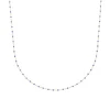 Collier Brillaxis perles de Miyuki bleu roi_x005f_x000D_plaqué or 750/1000 45 cm