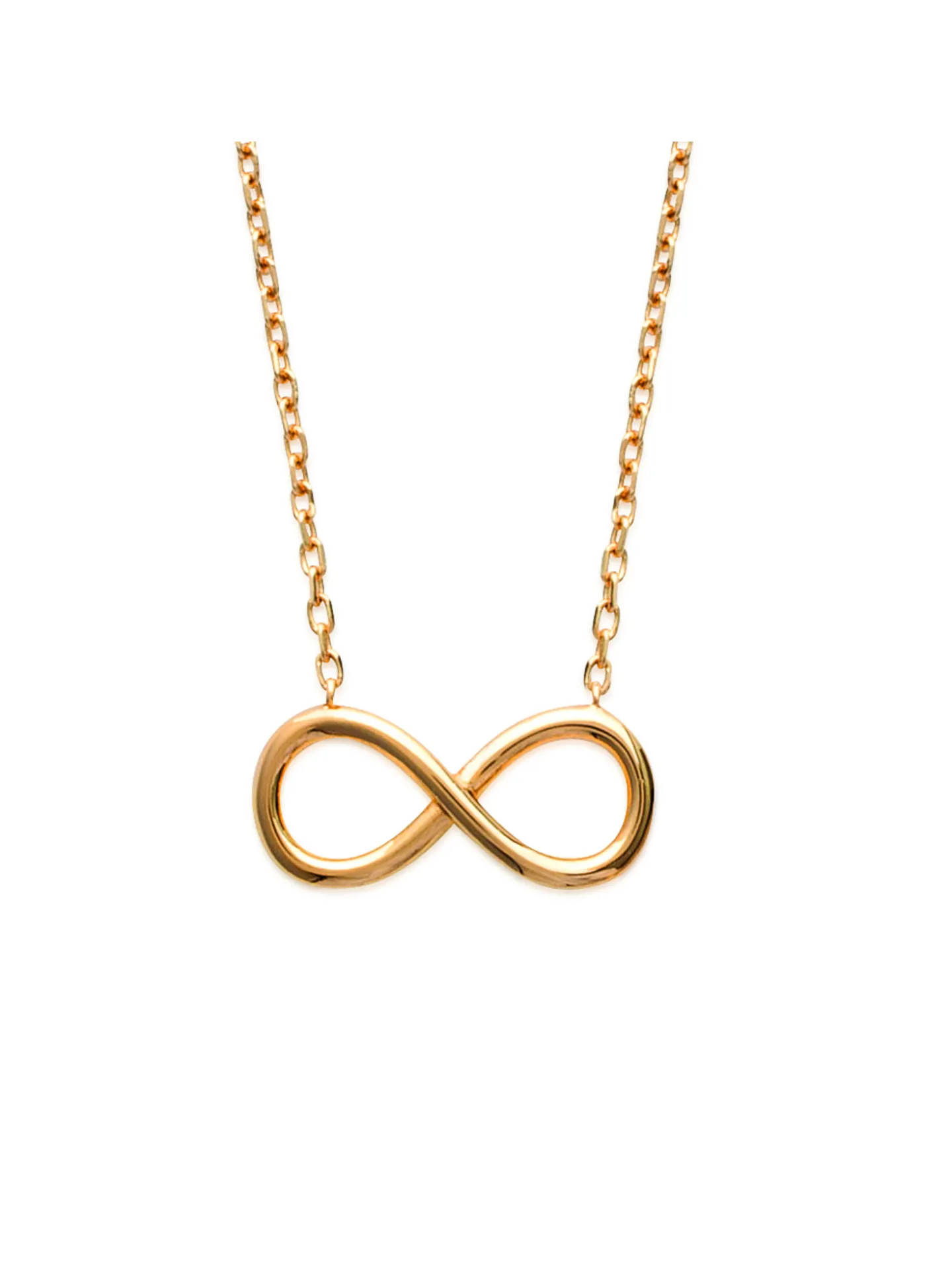 Collier Brillaxis plaqué or infini