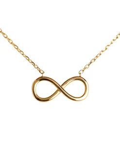 Collier Brillaxis plaqué or infini