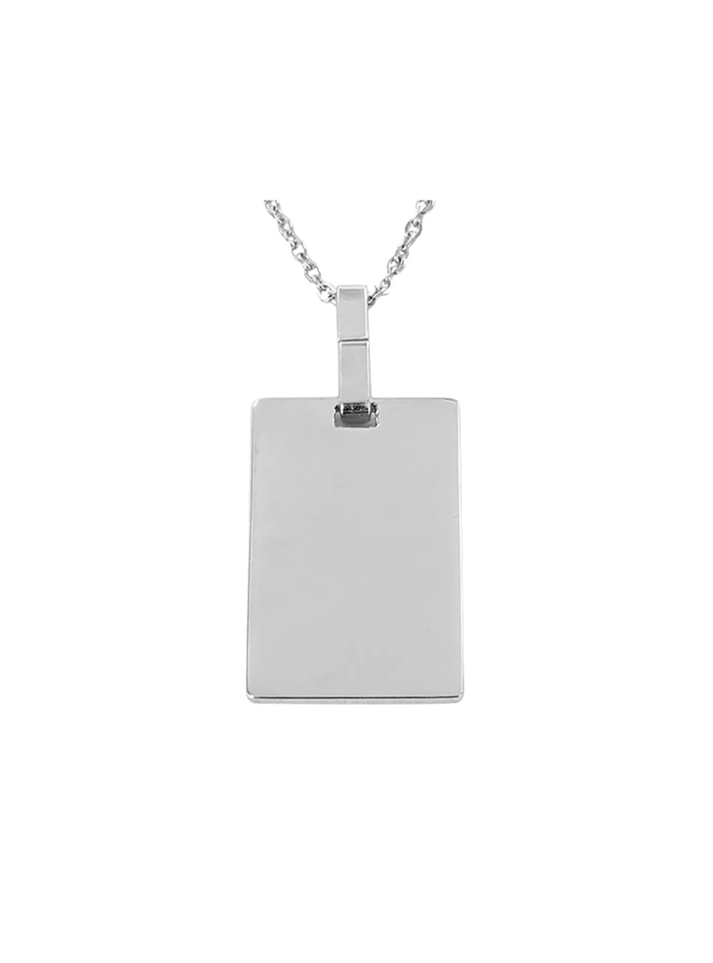 Collier Brillaxis plaque acier