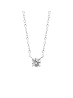 Collier Brillaxis solitaire 5mm