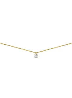 Collier Brillaxis solitaire diamant 4 griffes or_x005f_x000D_0.20 ct