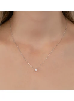 Collier Brillaxis solitaire 3mm