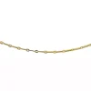 Collier Brillaxis style maille cheval en or 9 carats