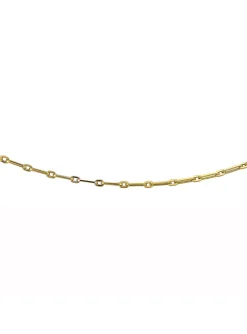 Collier Brillaxis style maille cheval en or 9 carats