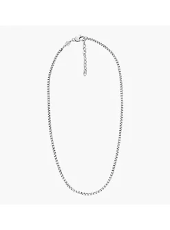 Collier chaine homme Fossil Ellis acier