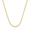 Collier chaîne homme Jourdan Heron acier doré