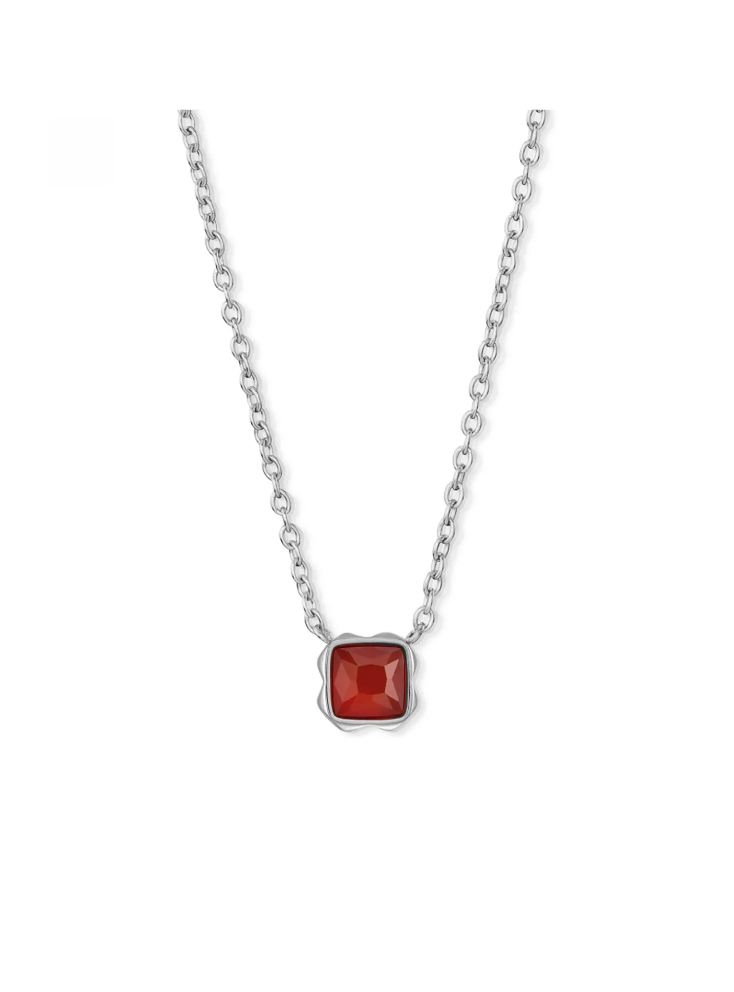 Collier Coeur de Lion Birthstone_x005f_x000D_Janvier Agate rouge