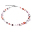 Collier Coeur de lion Geocube Joyful Colours Rouge