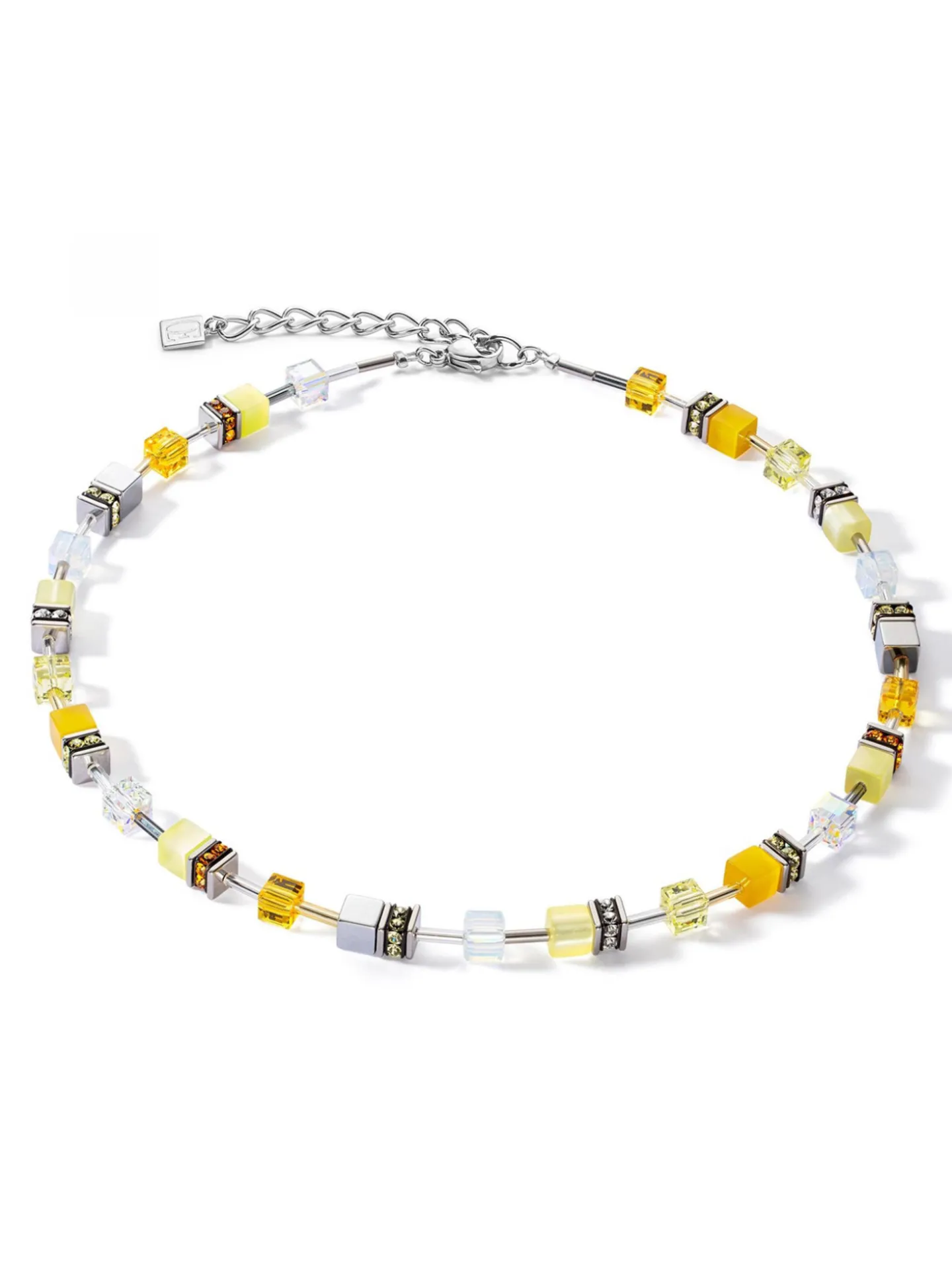 Collier Coeur de lion Geocube Joyful Colours Jaune