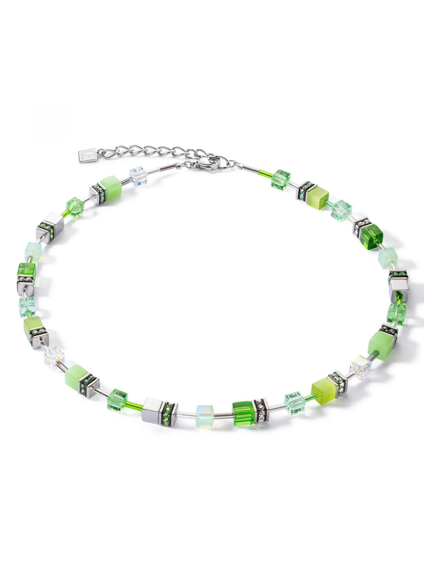 Collier Coeur de lion GeoCUBE Joyful Colours Vert