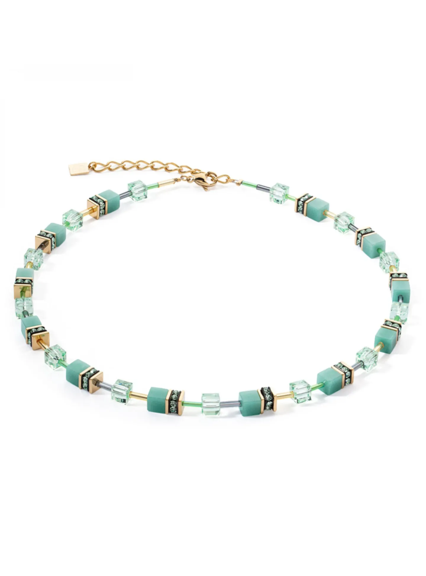 Collier Coeur de Lion GeoCUBE® Iconic Mono vert