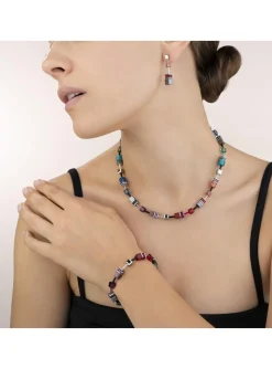 Collier Coeur de Lion Geocube Art multicolore