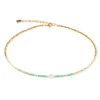 Collier Coeur de Lion Lagoon Pearl or-menthe
