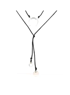 Collier Doriane Double Fil , Pendants Argent