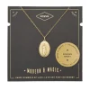 Collier Fossil Modern et Magic Plume