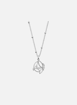 Collier Les Georgettes Arbre de vie argenté Collection Les Intemporels