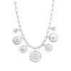 Collier Les Georgettes Astrale argenté 16mm_x005f_x000D_Collection Les Précieuses