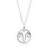 Collier Les Georgettes Bélier argenté 20mm