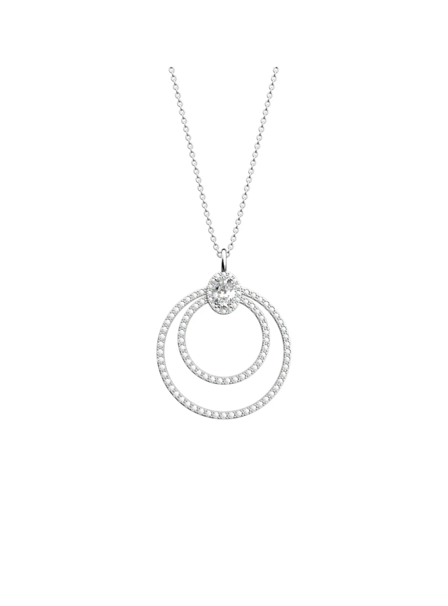 Collier Les Georgettes Nuit argenté 20mm_x005f_x000D_Collection Les Précieuses