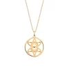 Collier Les Georgettes Soleil doré 25mm