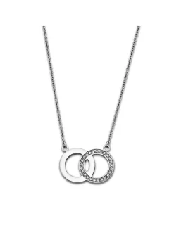 Collier Lotus Collection Bliss anneaux entrelacés