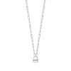 Collier Lotus Silver Cadenas