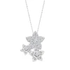 Collier Lotus Silver fleurs