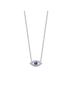 Collier Lotus Silver Oeil