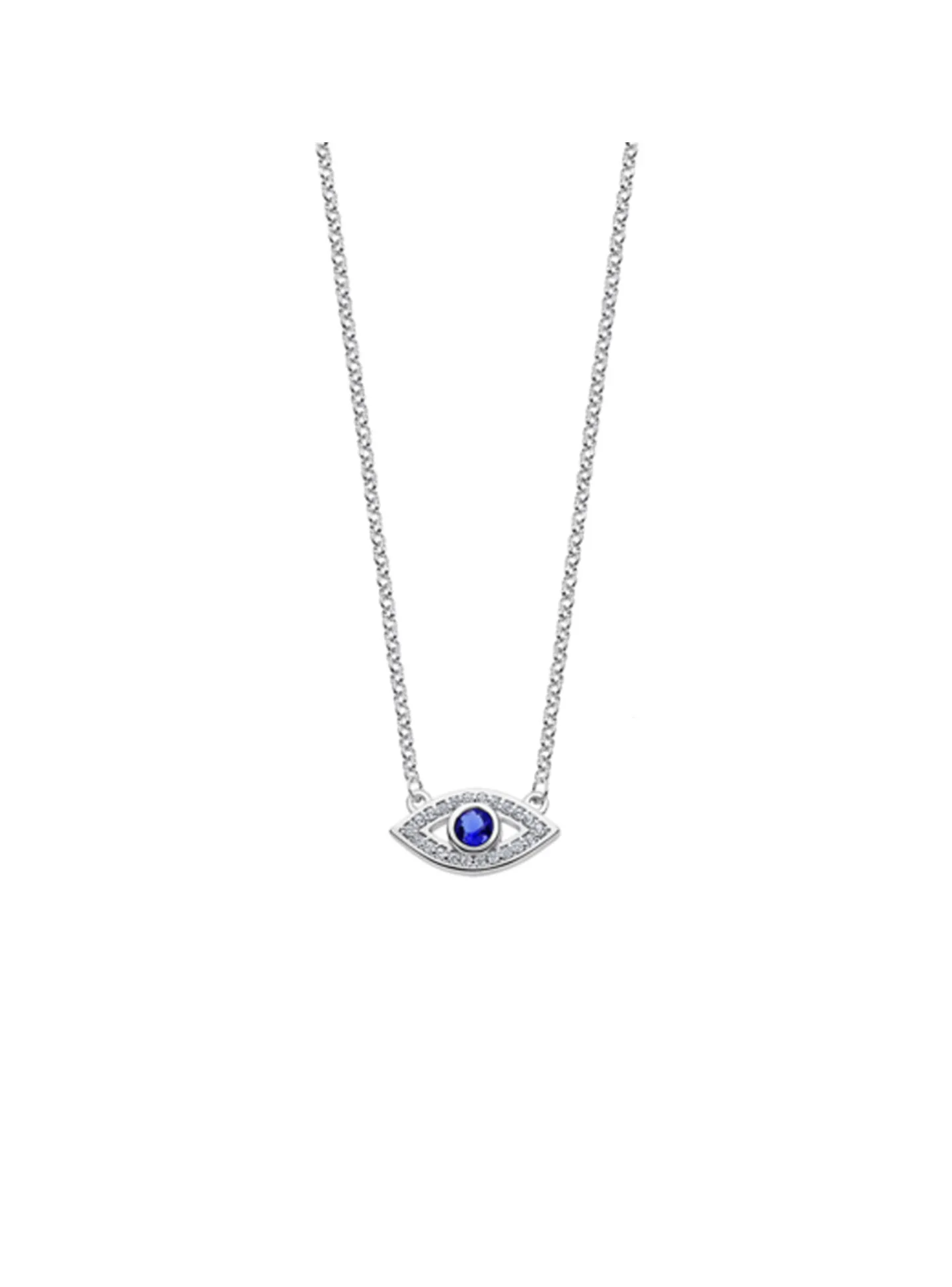 Collier Lotus Silver Oeil
