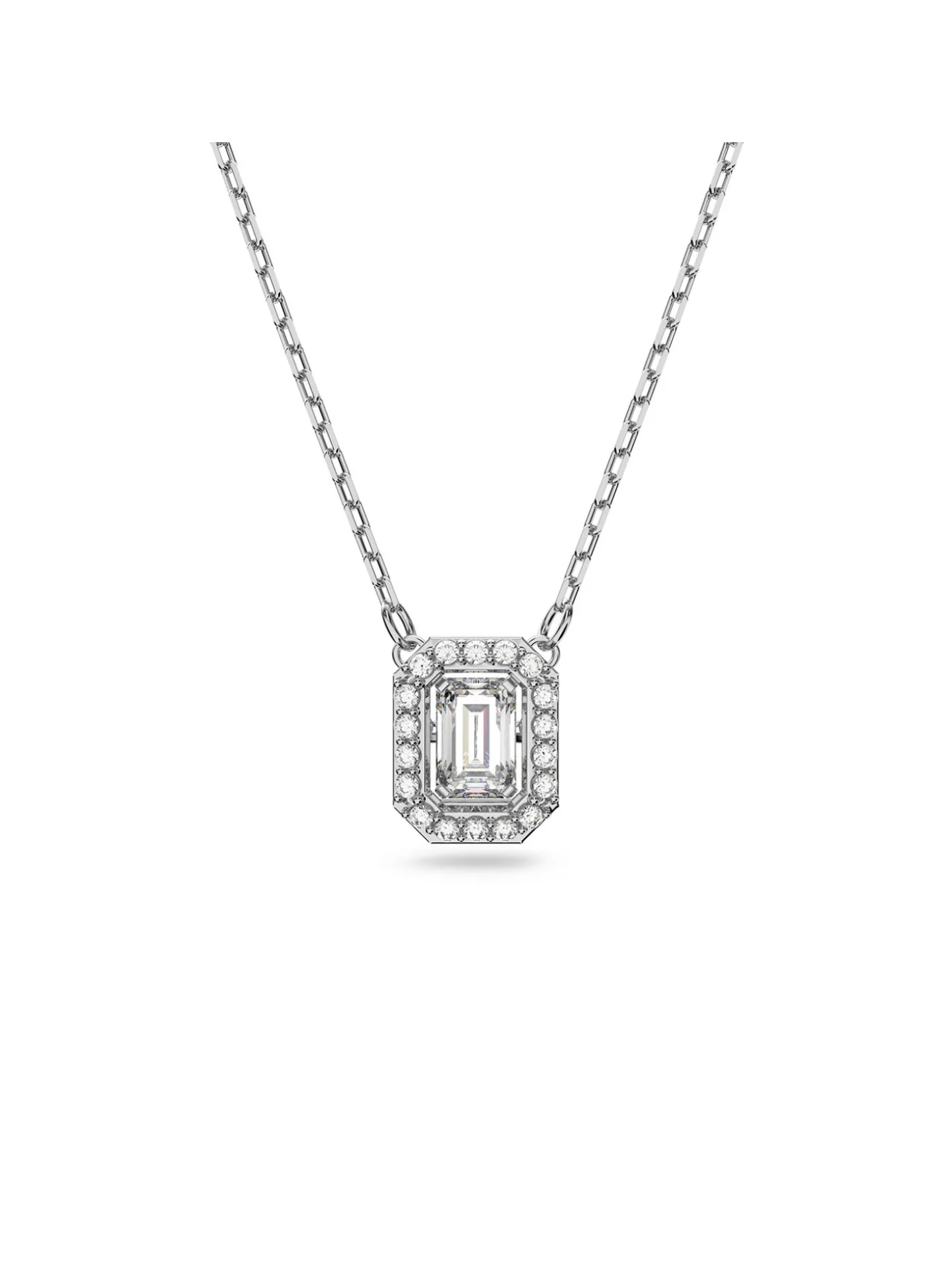 Collier Millenia Swarovski Zirconia carré blanc