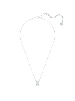 Collier Millenia Swarovski Zirconia carré blanc