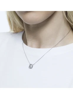 Collier Millenia Swarovski Zirconia carré blanc