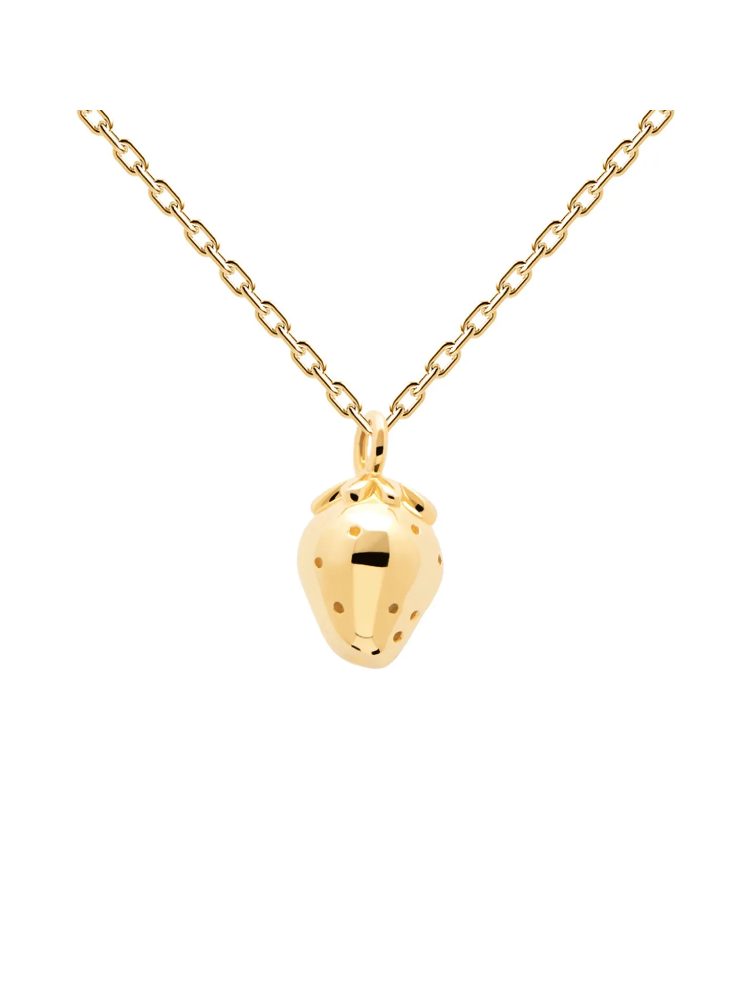 Collier PdPaola La Fraise doré