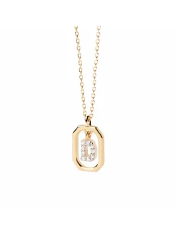 Collier PDPaola Lettre D Mini doré