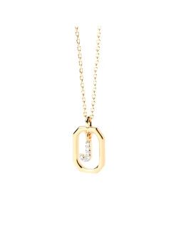 Collier Pdpaola Lettre J Mini doré