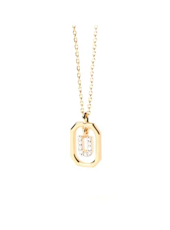 Collier Pdpaola Lettre U Mini doré