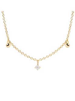 Collier PdPaola Love Triangle doré
