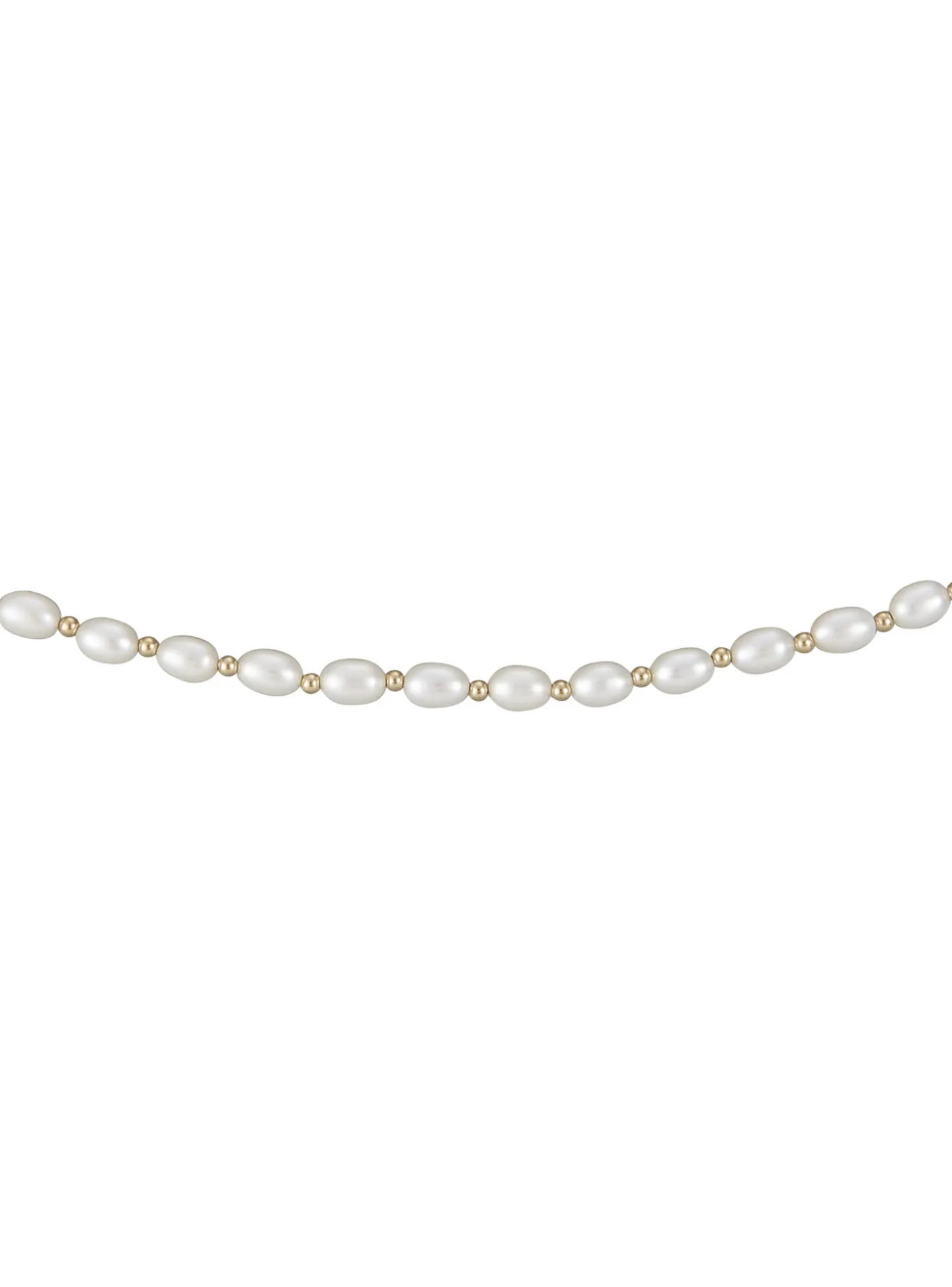 Collier perles de culture olive 6/6.5 mm perles or
