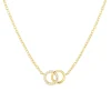 Collier ras de cou Agatha Rondou doré oxydes