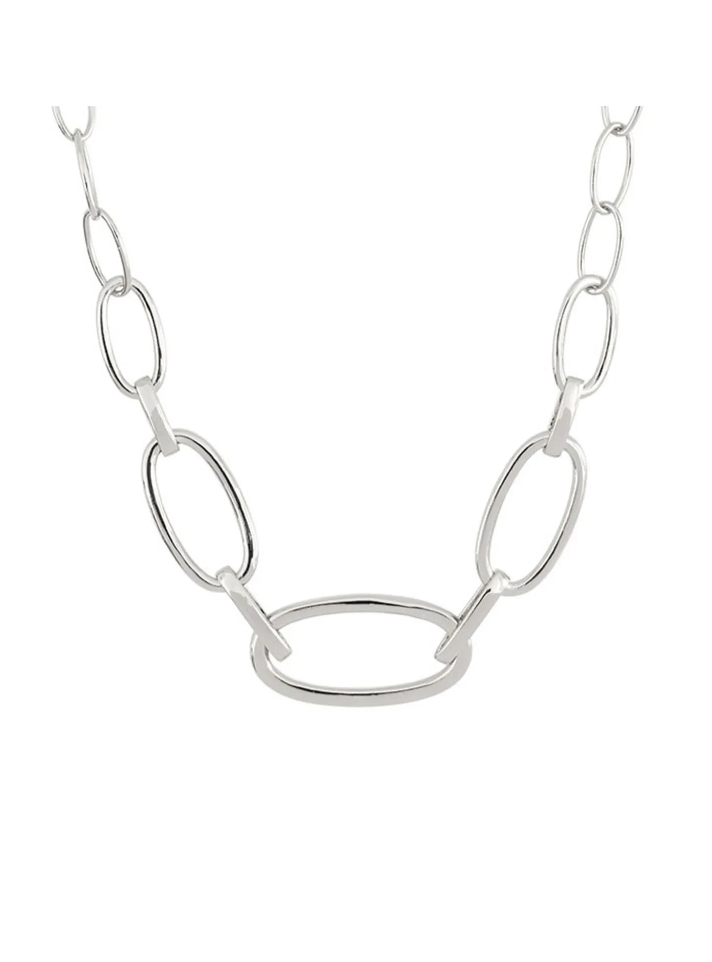 Collier ras de cou Agatha Chain argenté