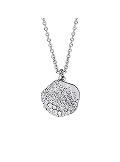 Collier Saunier Minéral argent