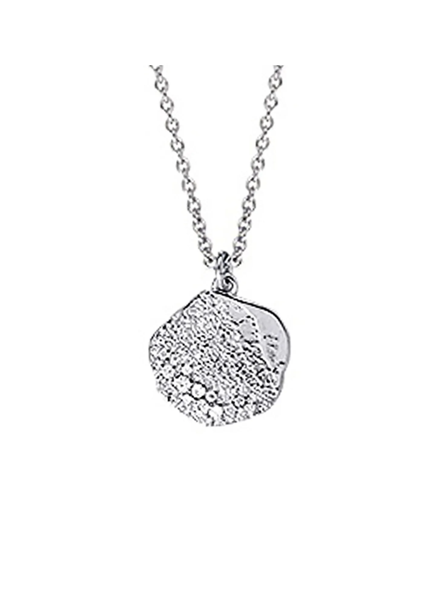 Collier Saunier Minéral argent