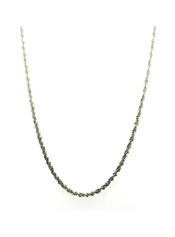 Collier sautoir Elden argent 1 rang vert olive_x005f_x000D_collection Catch the Rainbow