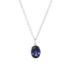 Collier Sif Jakobs ELLISSE CAREZZA_x005f_x000D_oxyde de zirconium bleu