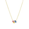 Collier Sif Jakobs IVREA TRE_x005f_x000D_jaune 18k / multicoloured 1 zirconia