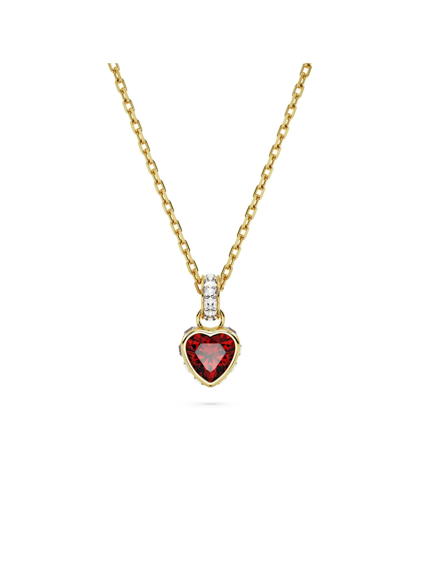 Collier Swarovski Chroma coeur rouge