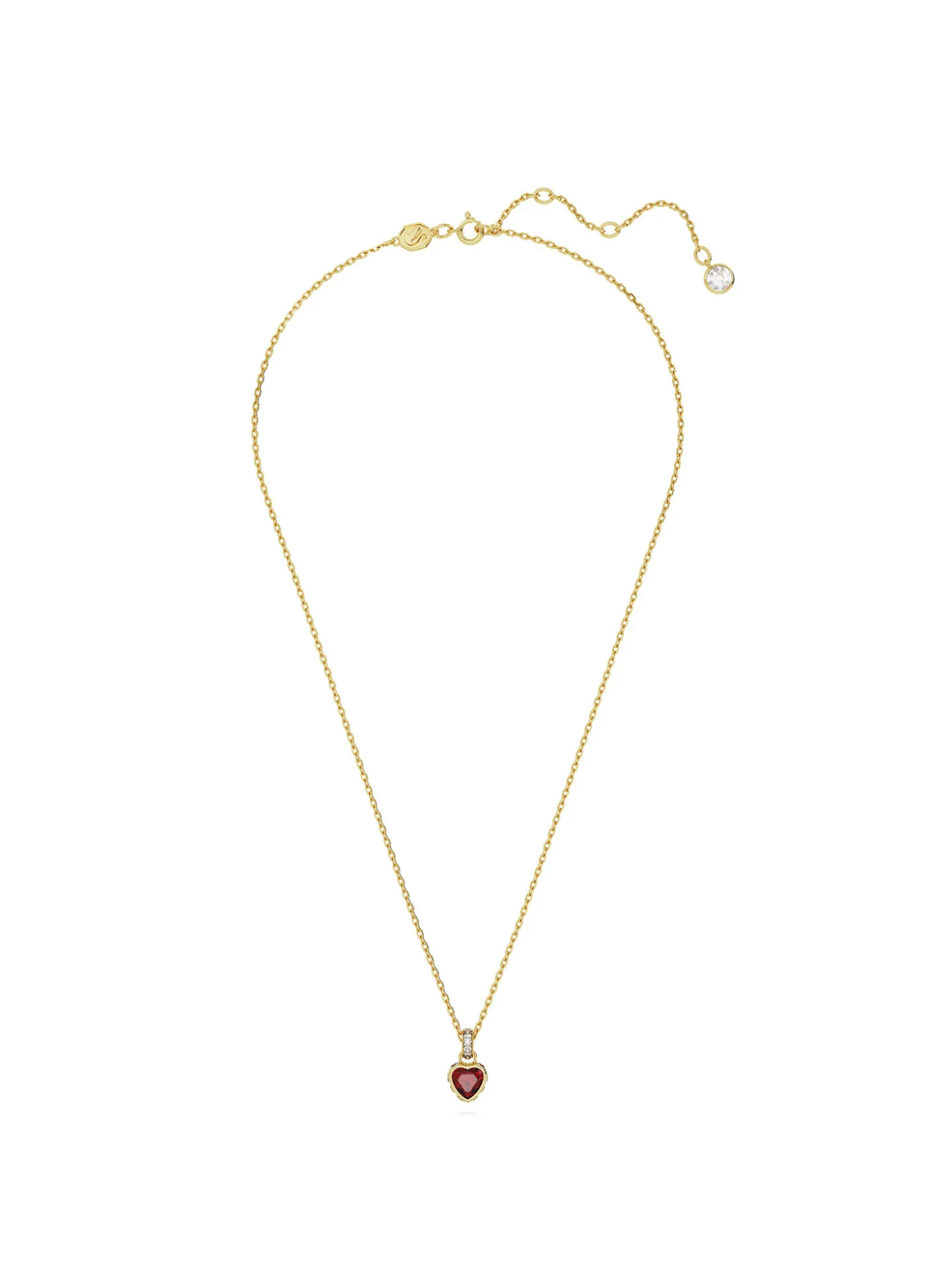 Collier Swarovski Chroma coeur rouge